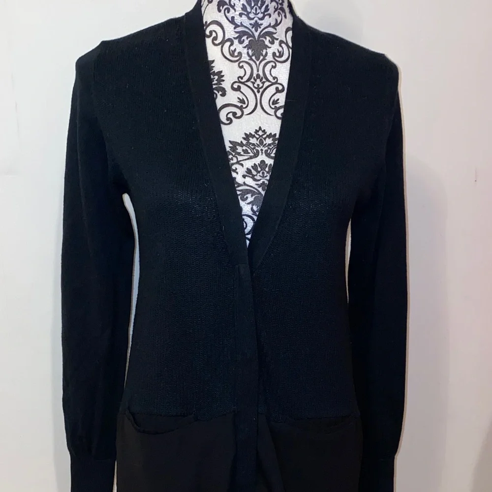 CAbi Sorrento Black Cardigan Sweater Size Small Style #5010 - Picture 7 of 12